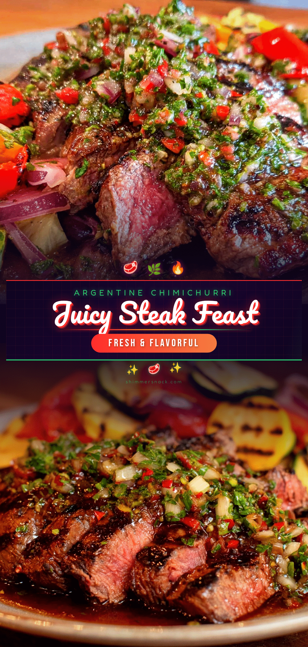 Argentine chimichurri steak recipe