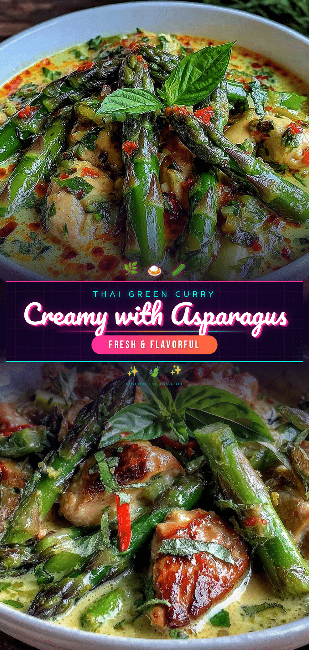 creamy thai green curry recipe