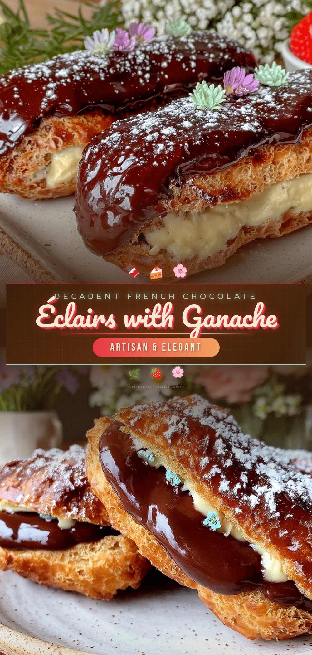 French Chocolate Éclair recipe