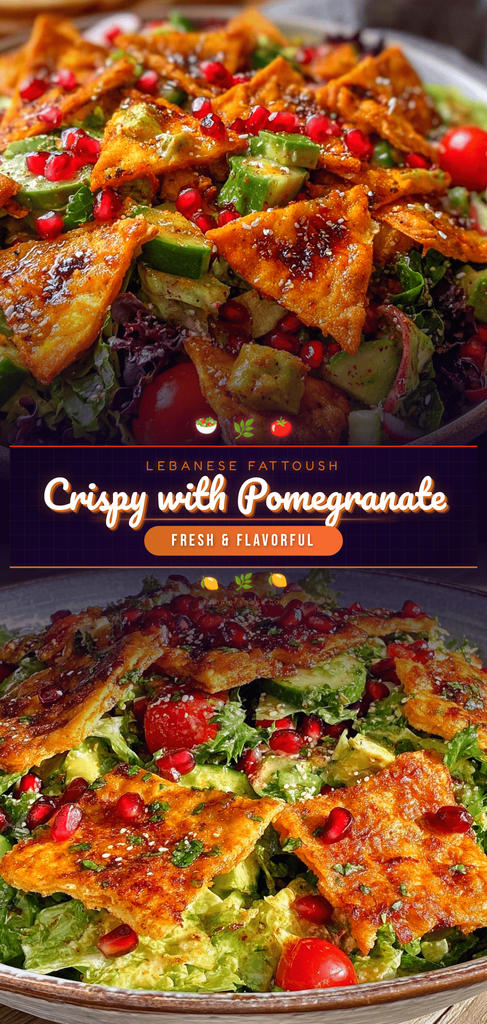 Fresh Lebanese Fattoush recipe