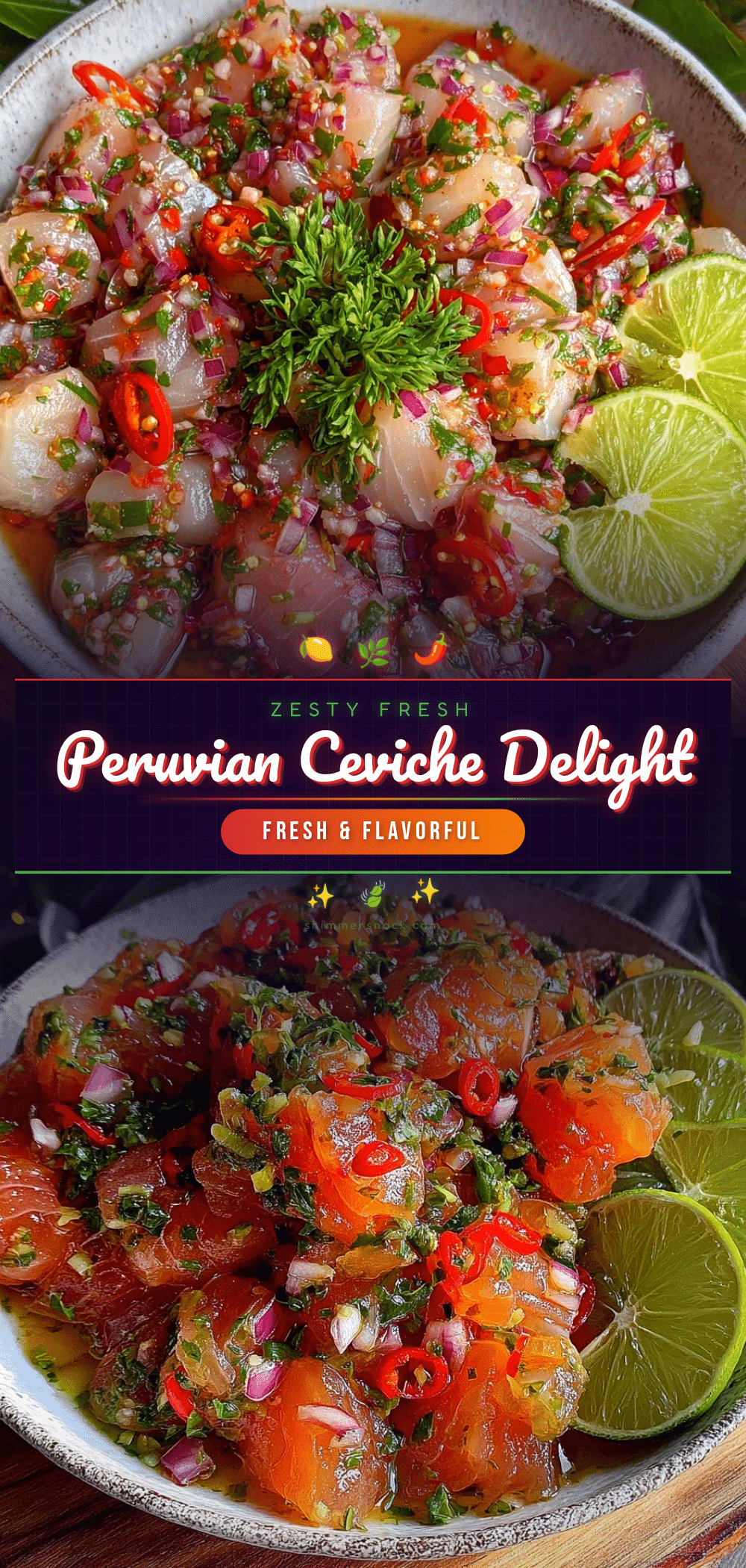 Fresh Peruvian Ceviche recipe