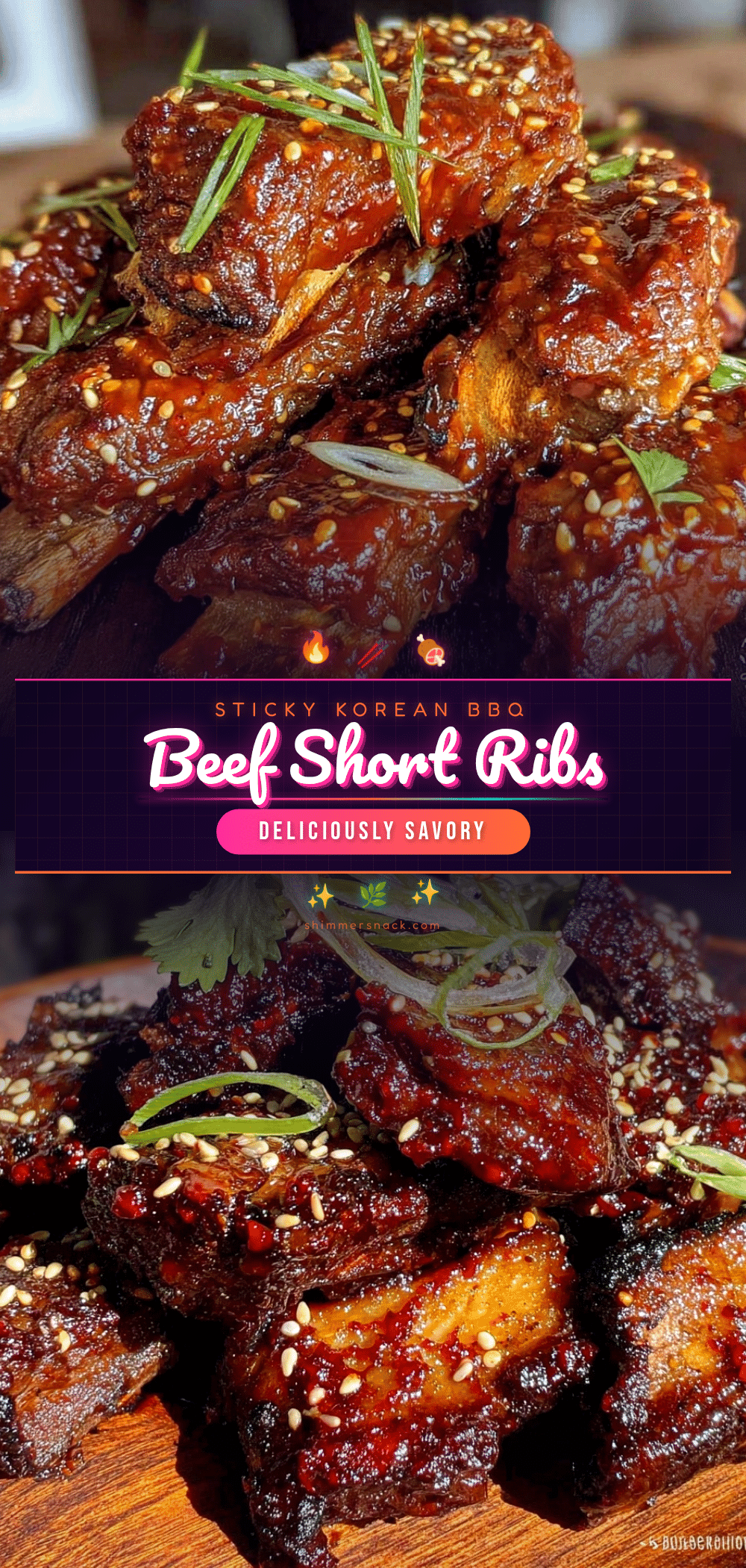 Korean BBQ beef short ribs recipe