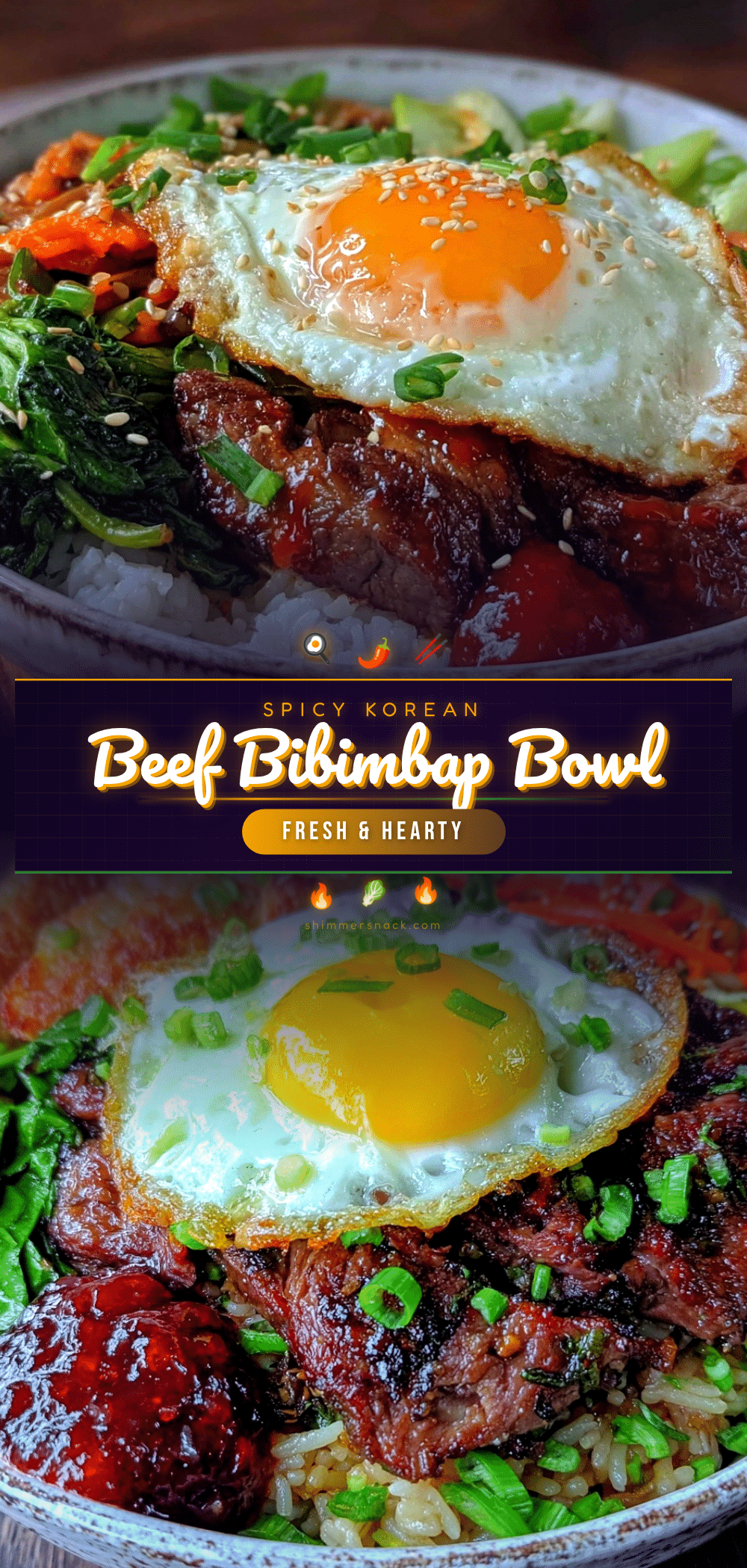 Korean beef bibimbap recipe