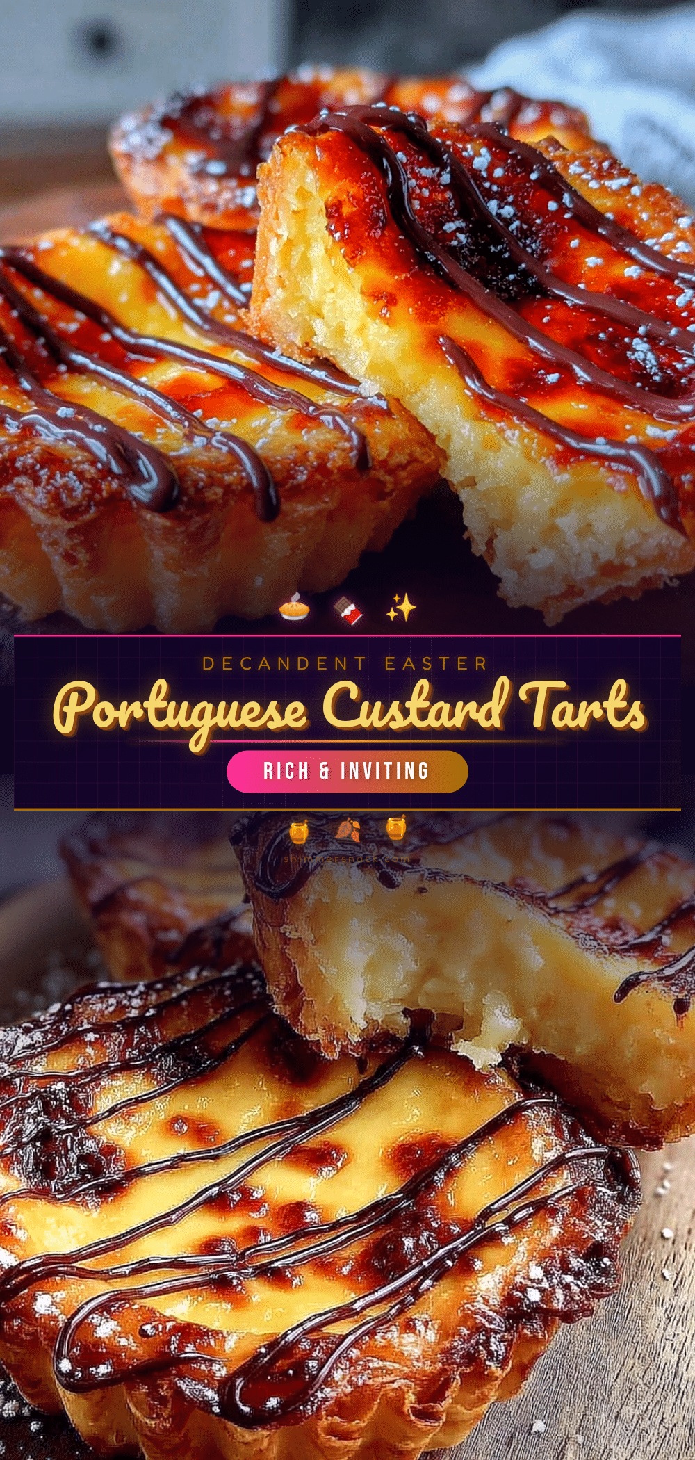 Portuguese tart custard tarts recipe