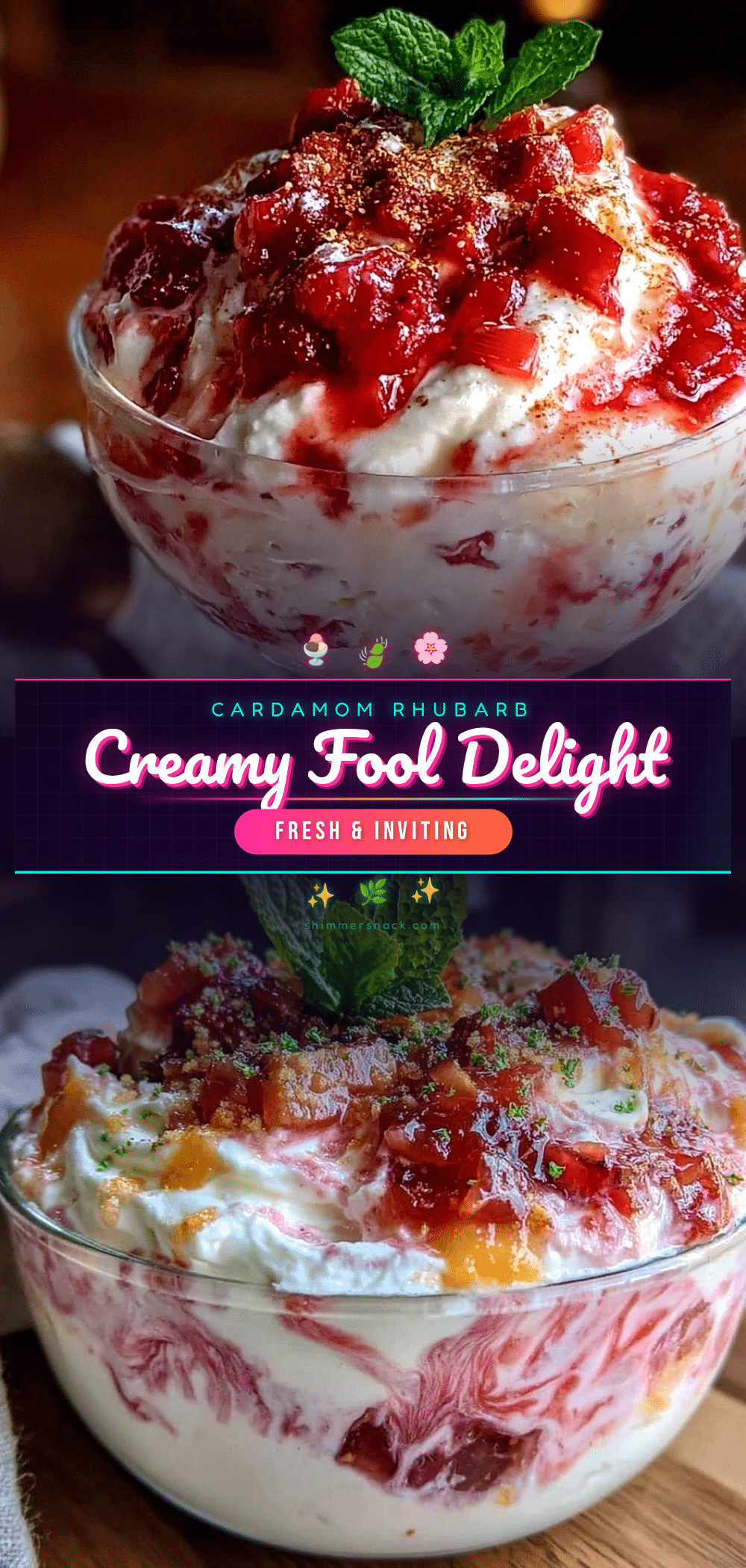 scandinavian rhubarb fool recipe