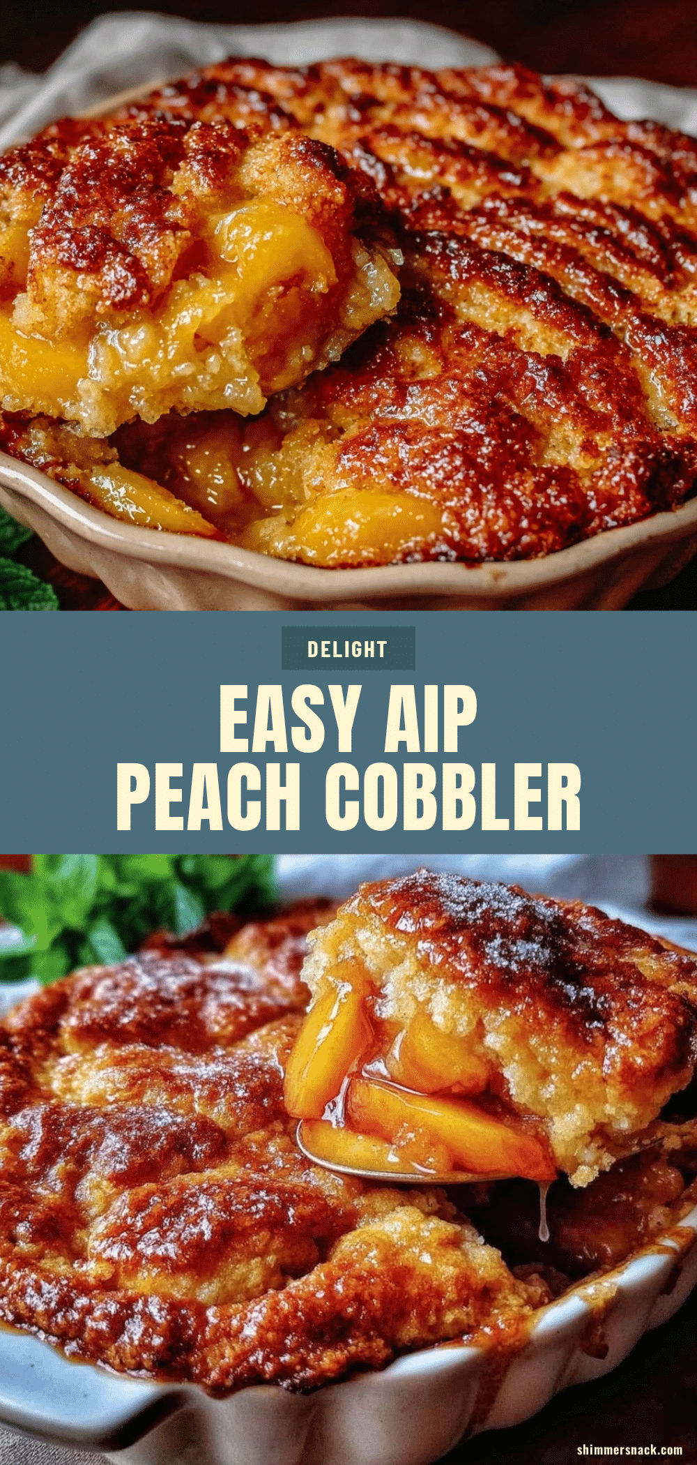 AIP-compliant peach cobbler recipe