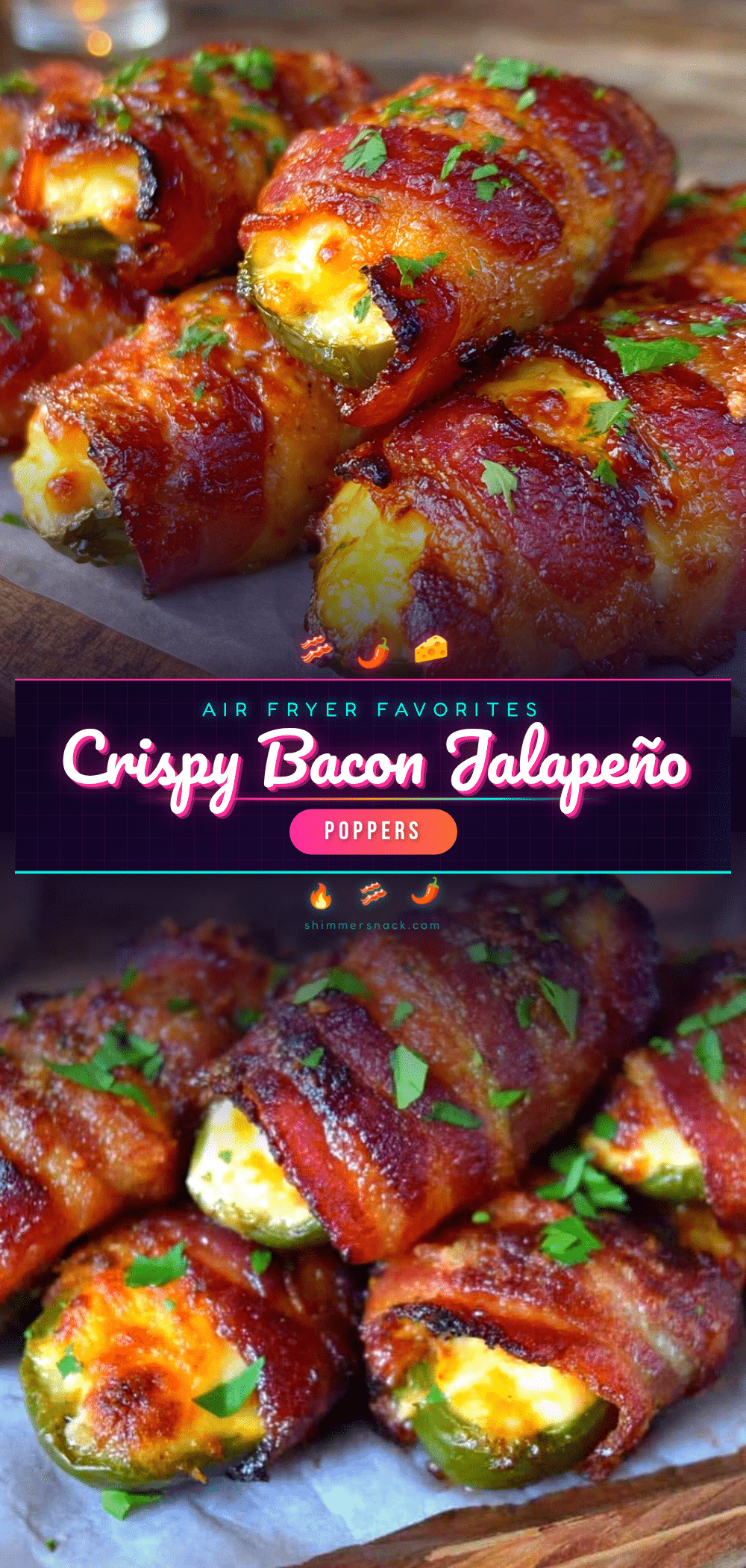 bacon-wrapped stuffed jalapeño poppers recipe
