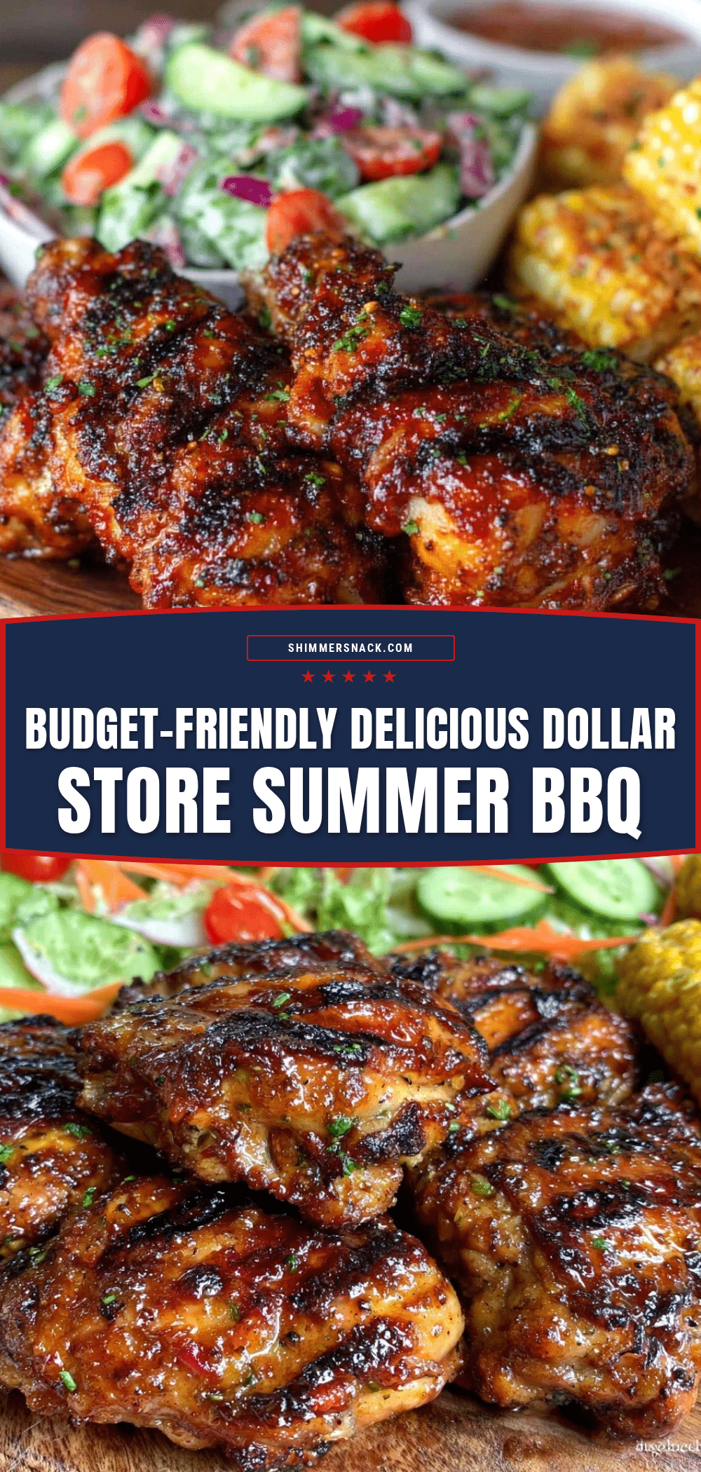 budget-friendly dollar store summer BBQ menu recipe
