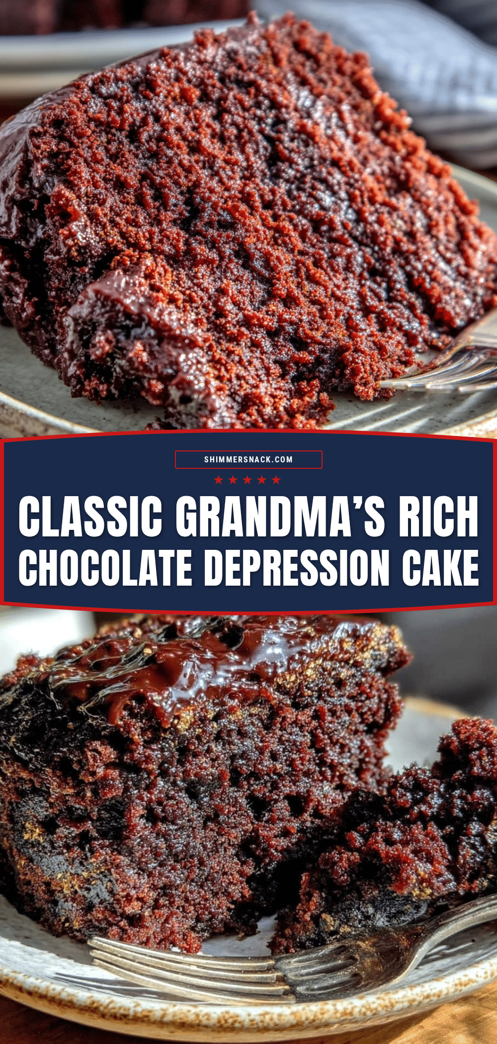classic homemade grandmas chocolate depression cake recipe