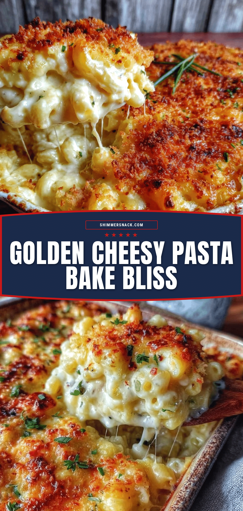cozy cheesy pasta bake recipe
