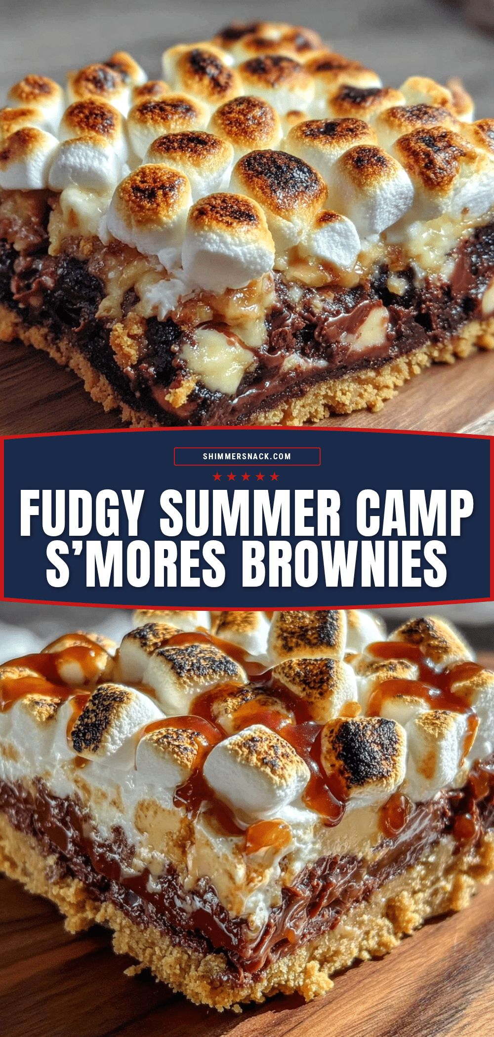 cozy summer camp smores brownies recipe