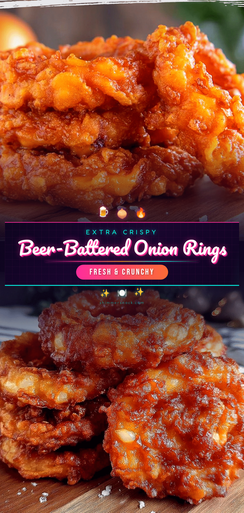 crispy beer-battered onion rings recipe