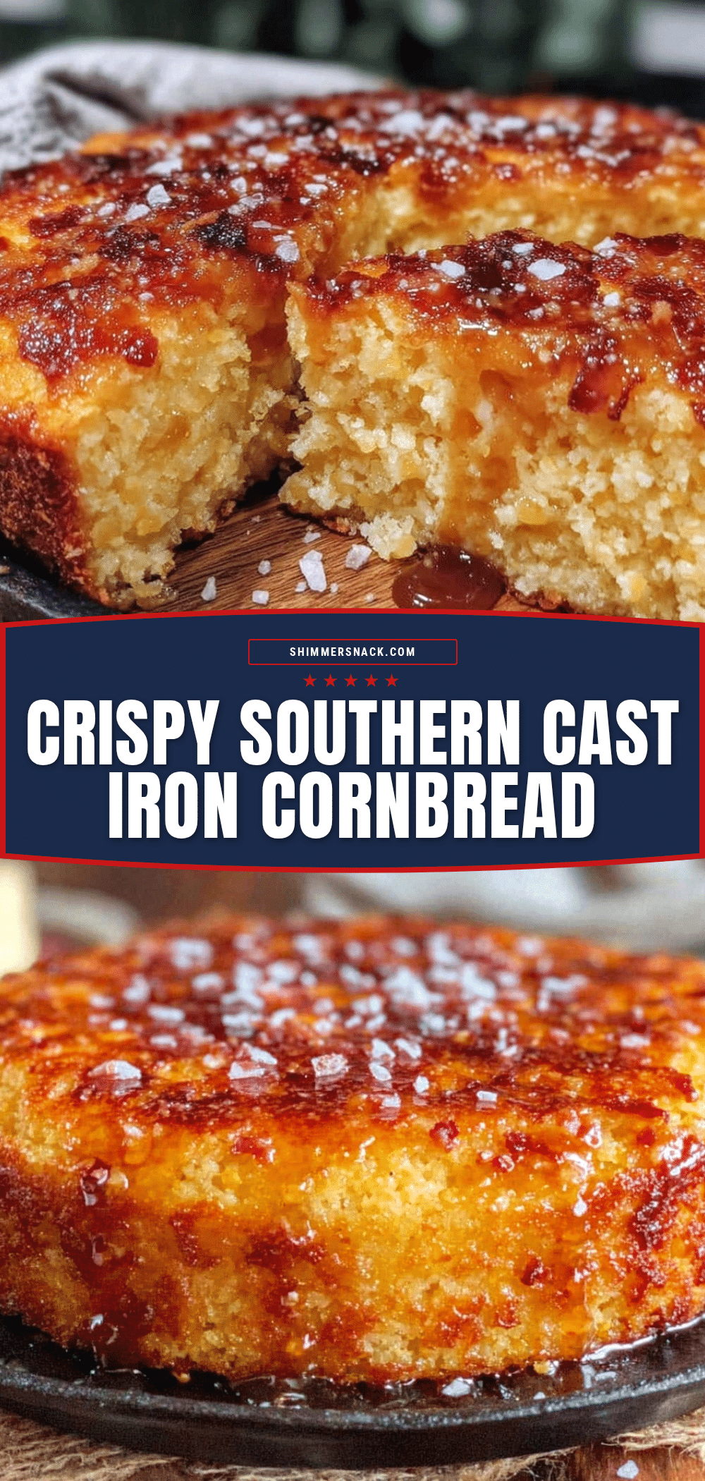 crispy cast iron cornbread recipe