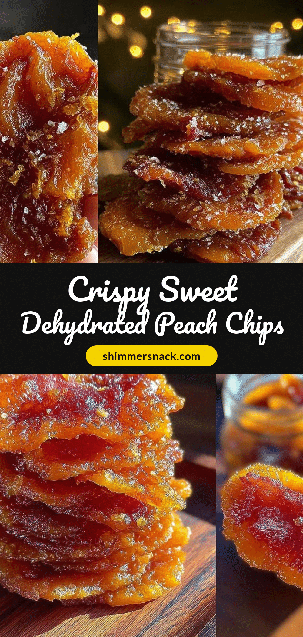 crispy dehydrated peach chips recipe
