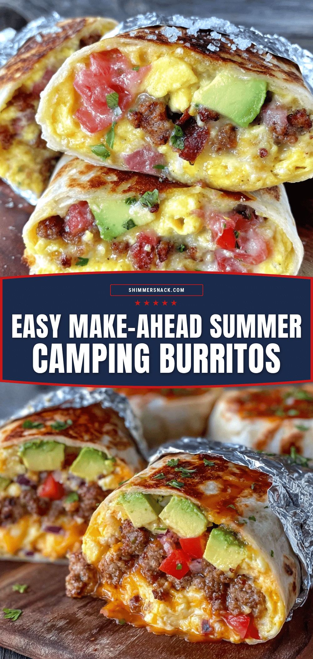 easy summer camping breakfast burritos recipe