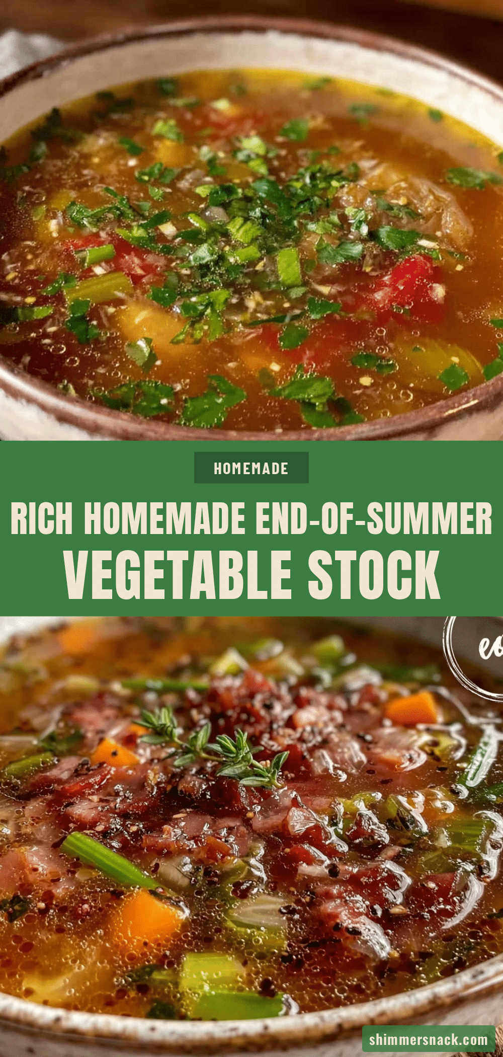 end-of-summer vegetable stock recipe