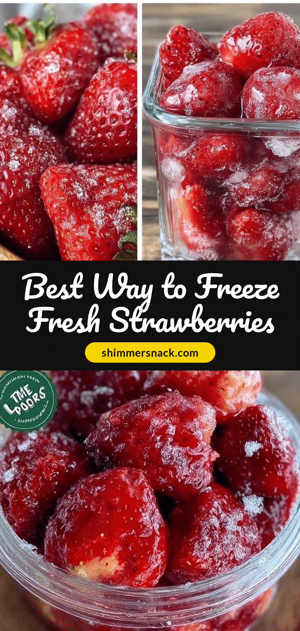 freezing fresh strawberries for smoothies recipe
