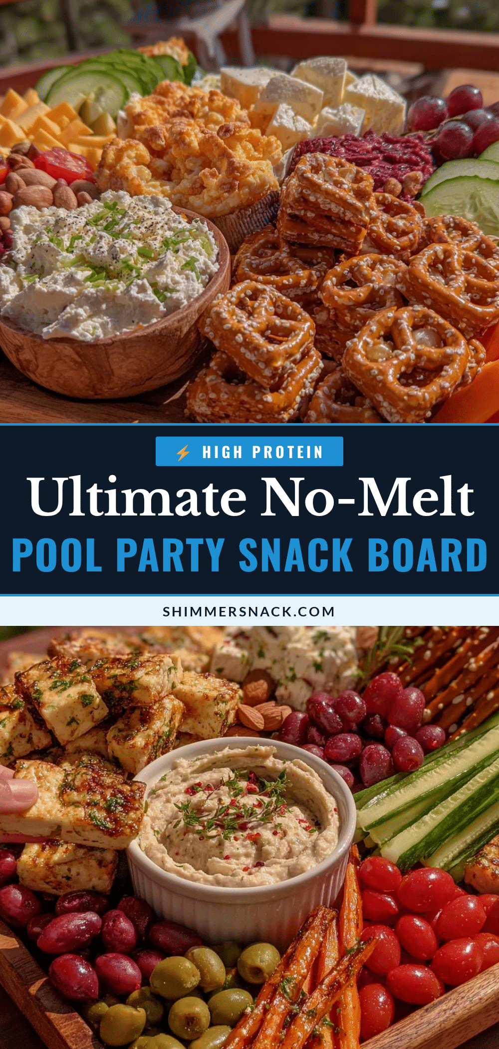 fresh pool party snack board recipe