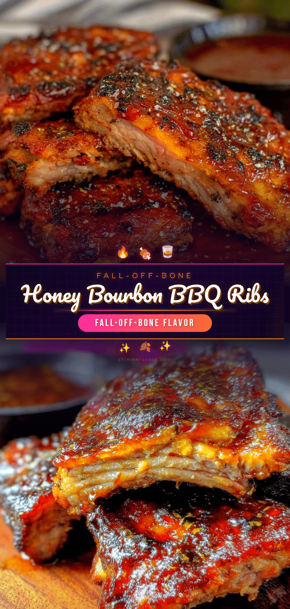 honey bourbon BBQ ribs recipe