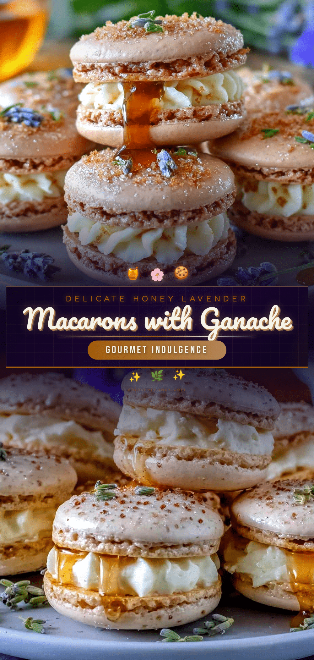 honey lavender macarons recipe
