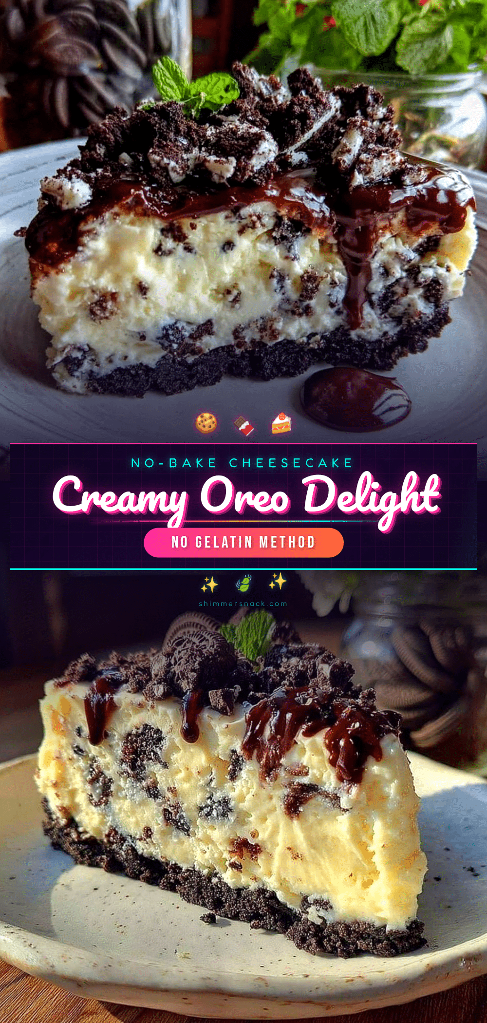 no bake Oreo cheesecake recipe