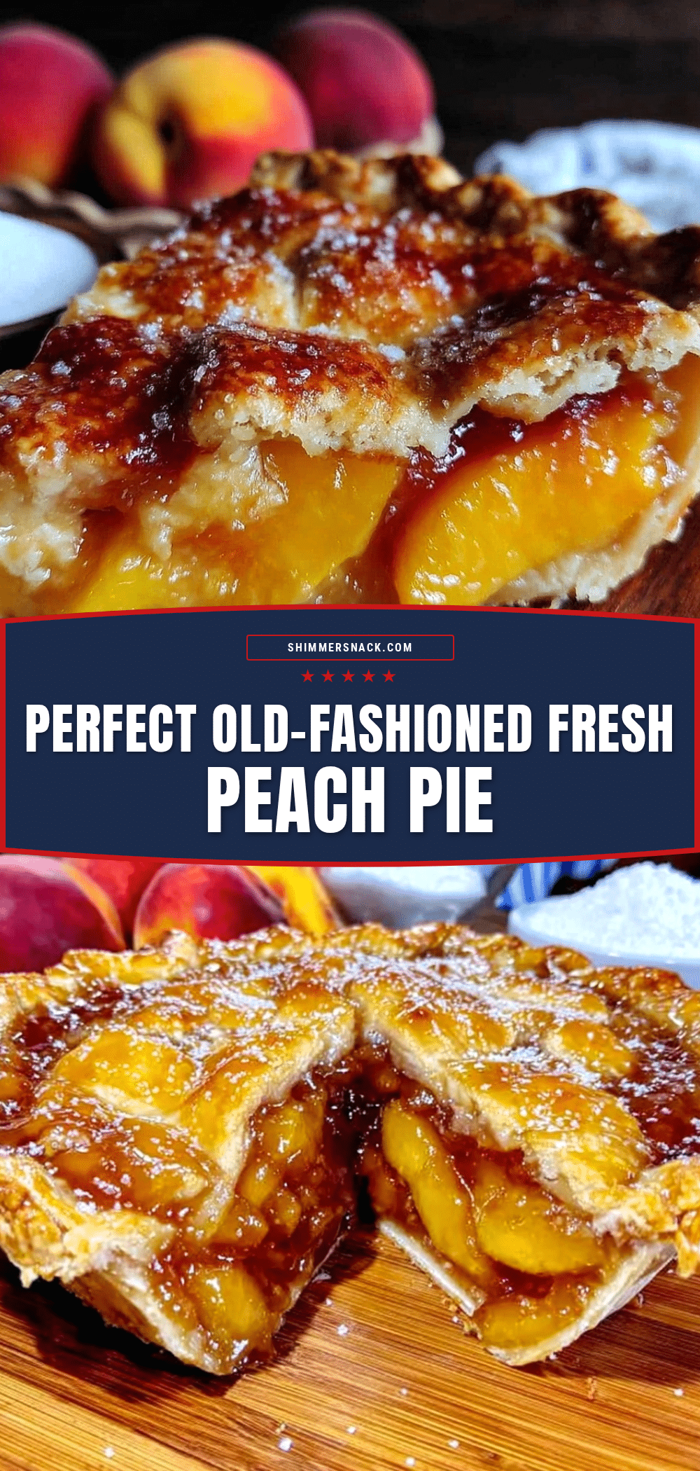 old-fashioned fresh peach pie recipe