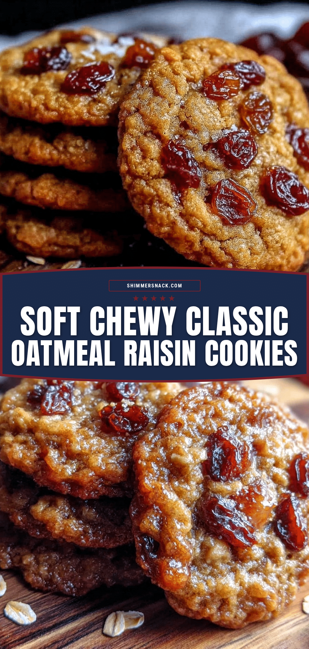 old-fashioned soft oatmeal raisin cookies recipe