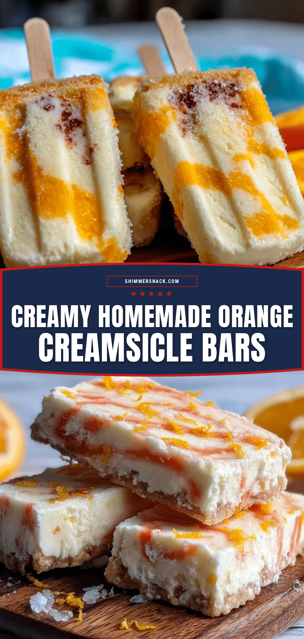 orange creamsicle bars recipe