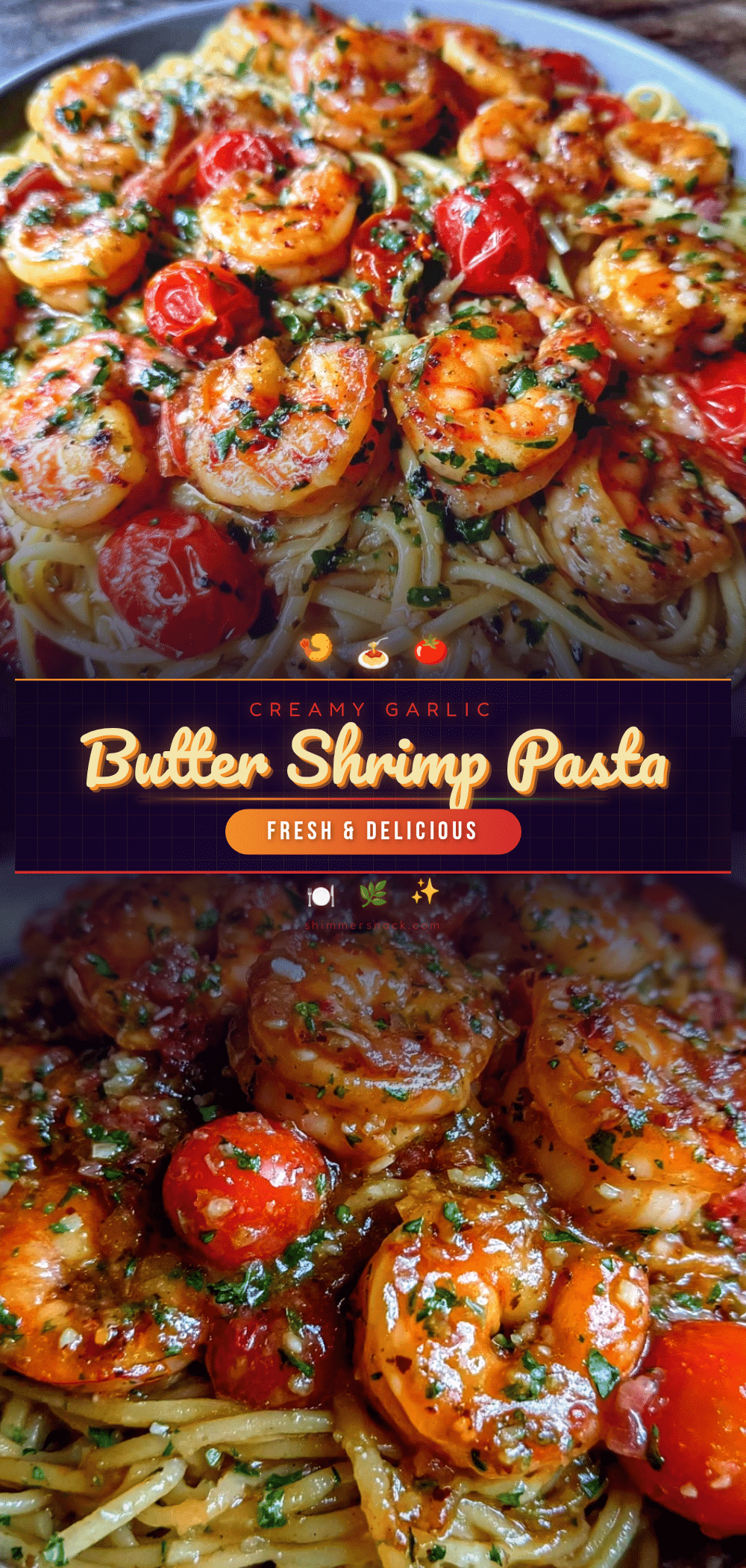 quick garlic butter shrimp pasta recipe