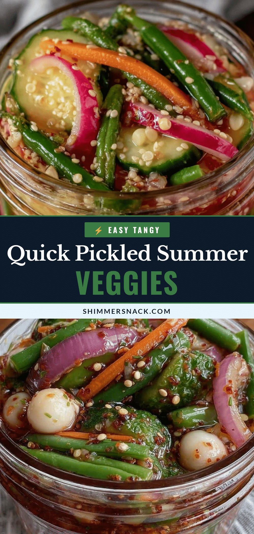 quick pickled summer vegetables recipe