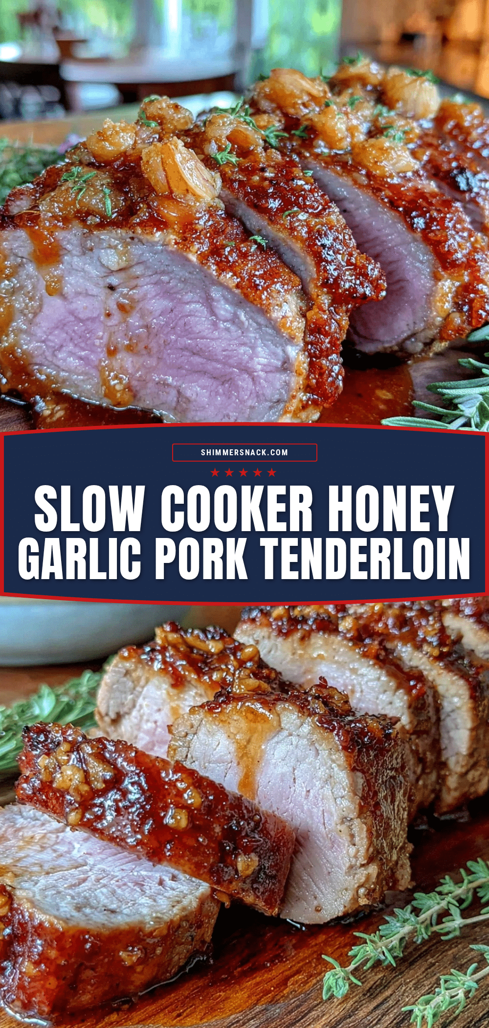 slow cooker honey garlic pork tenderloin recipe