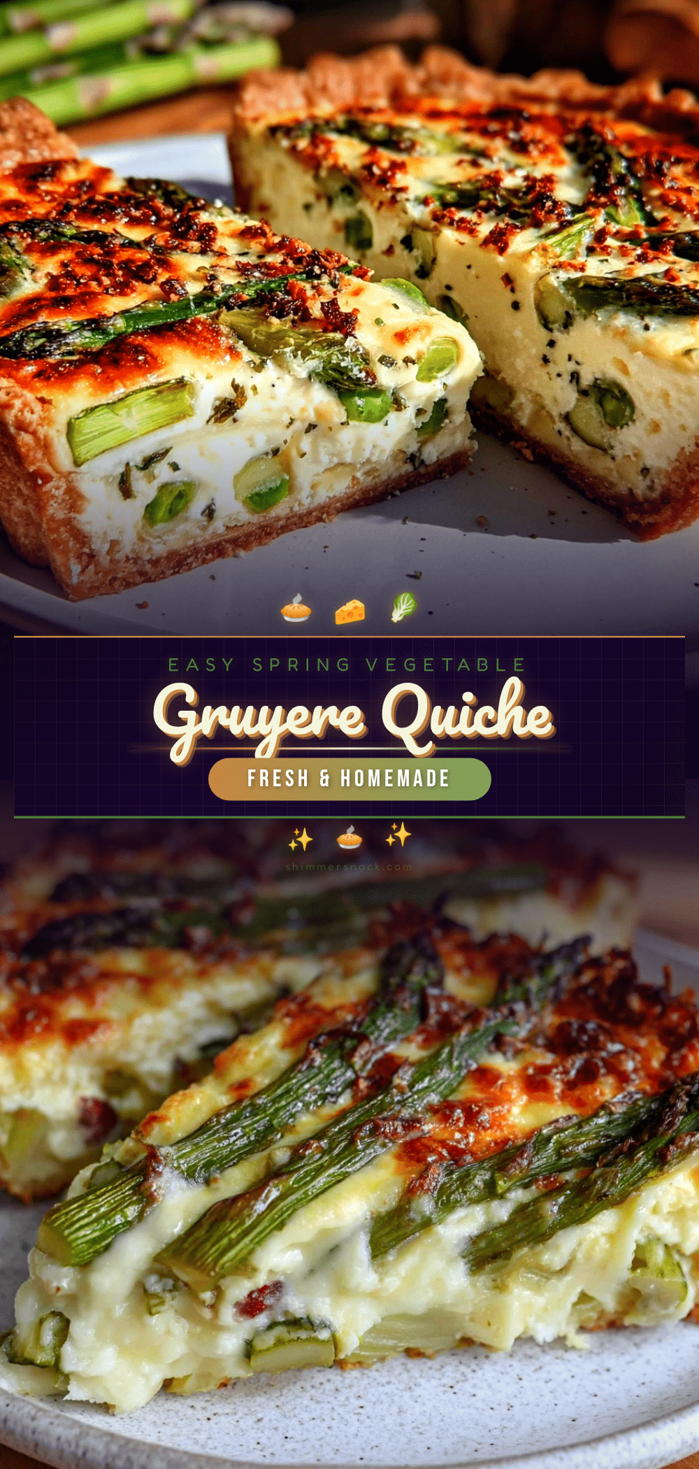 spring vegetable quiche recipe