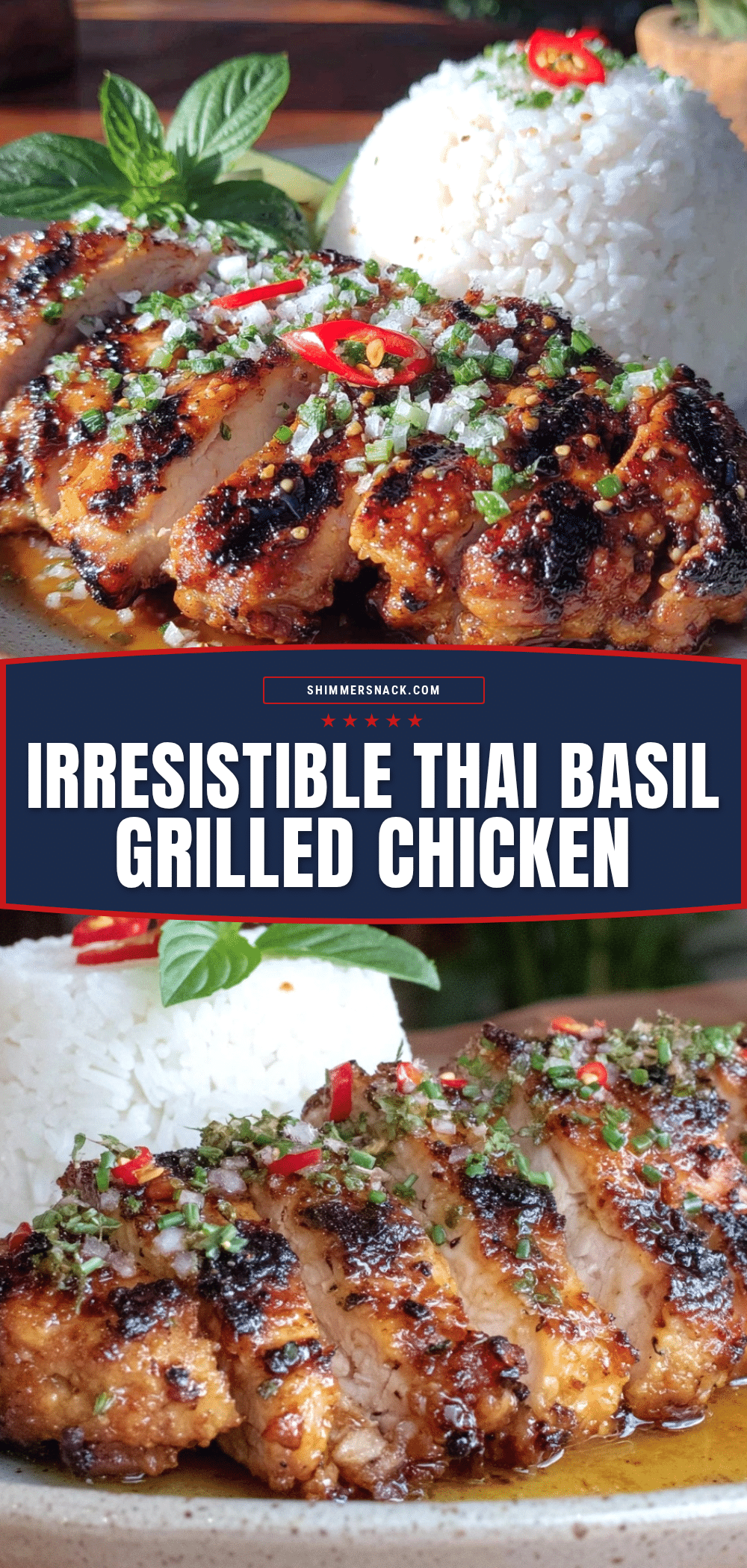 thai basil grilled chicken recipe
