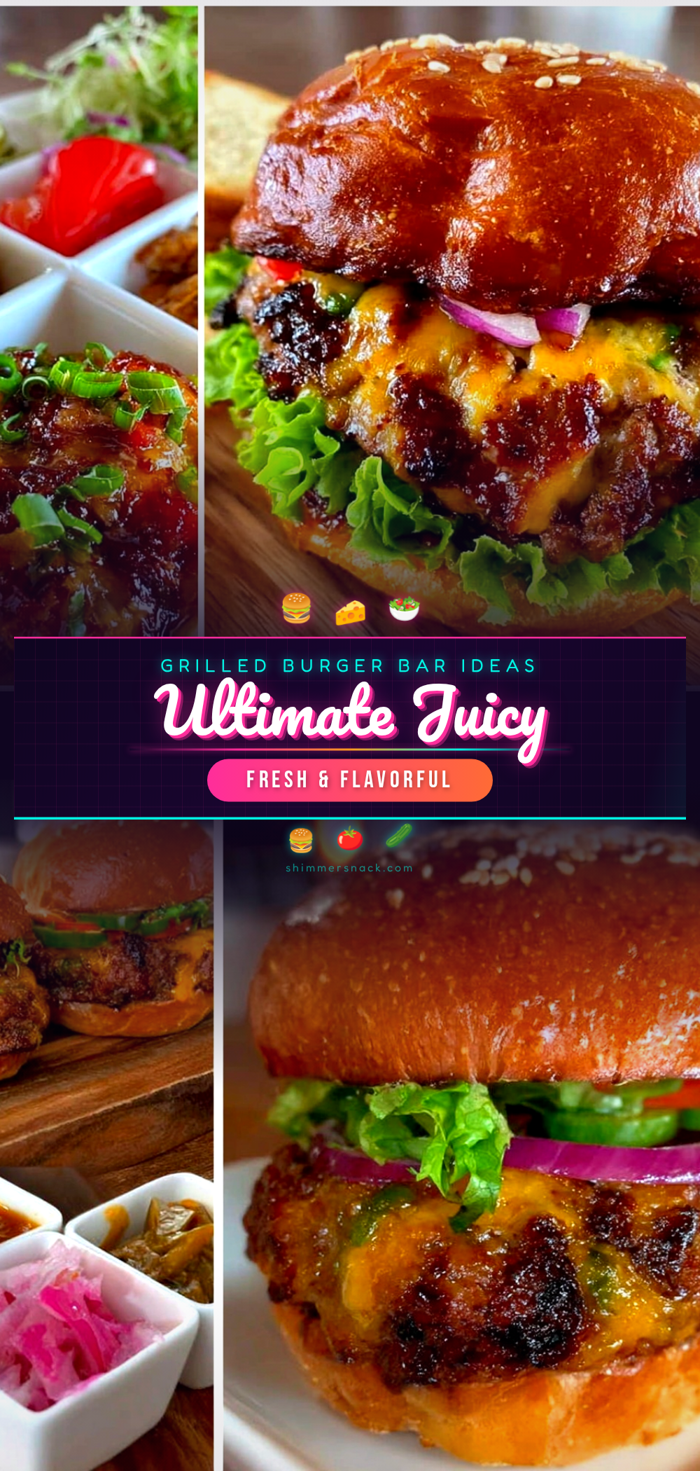 ultimate grilled burger bar recipe