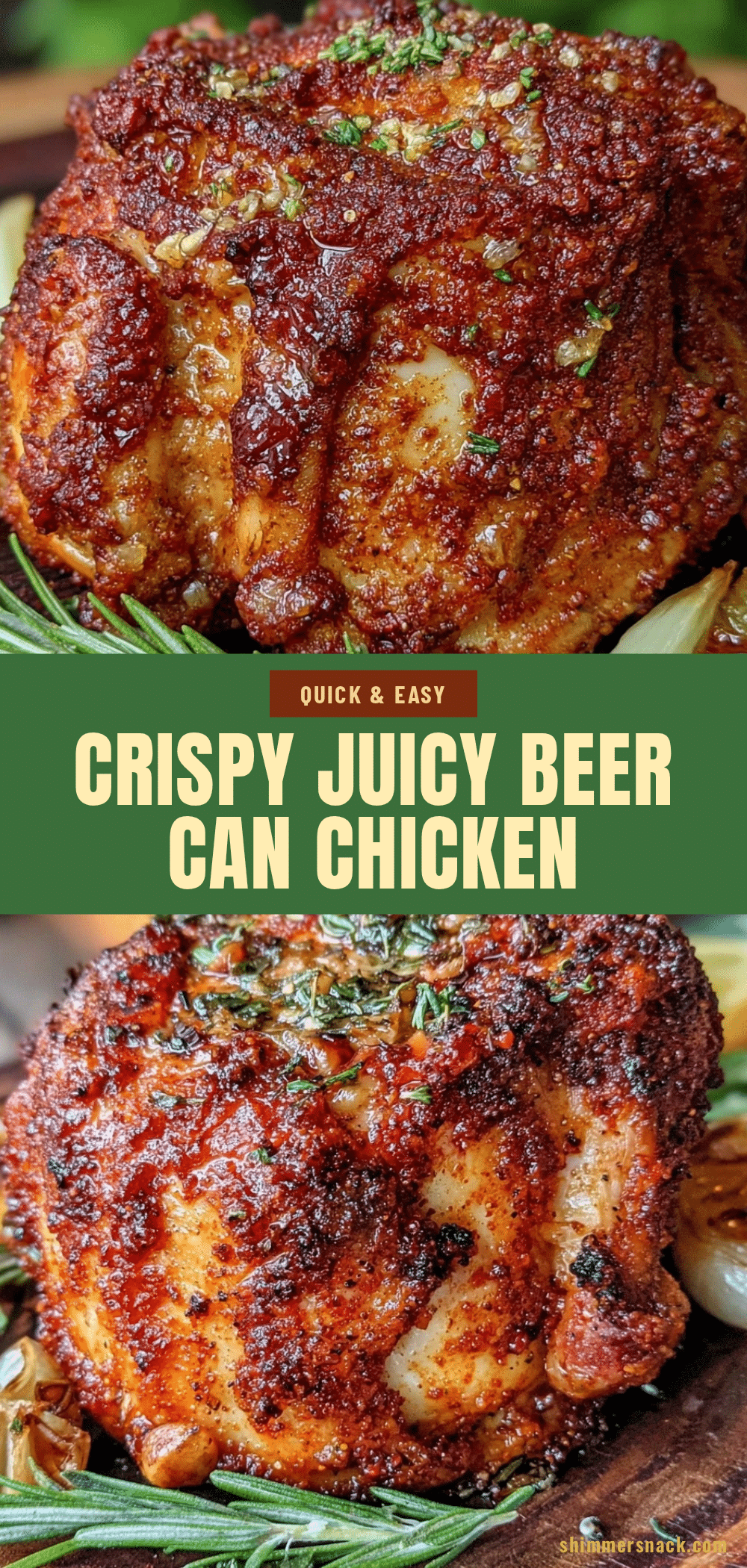 crispy beer can chicken recipe