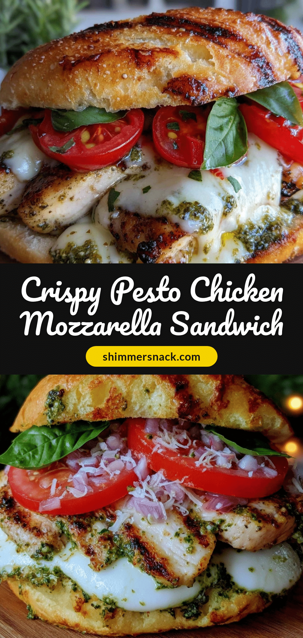 crispy pesto chicken sandwich recipe
