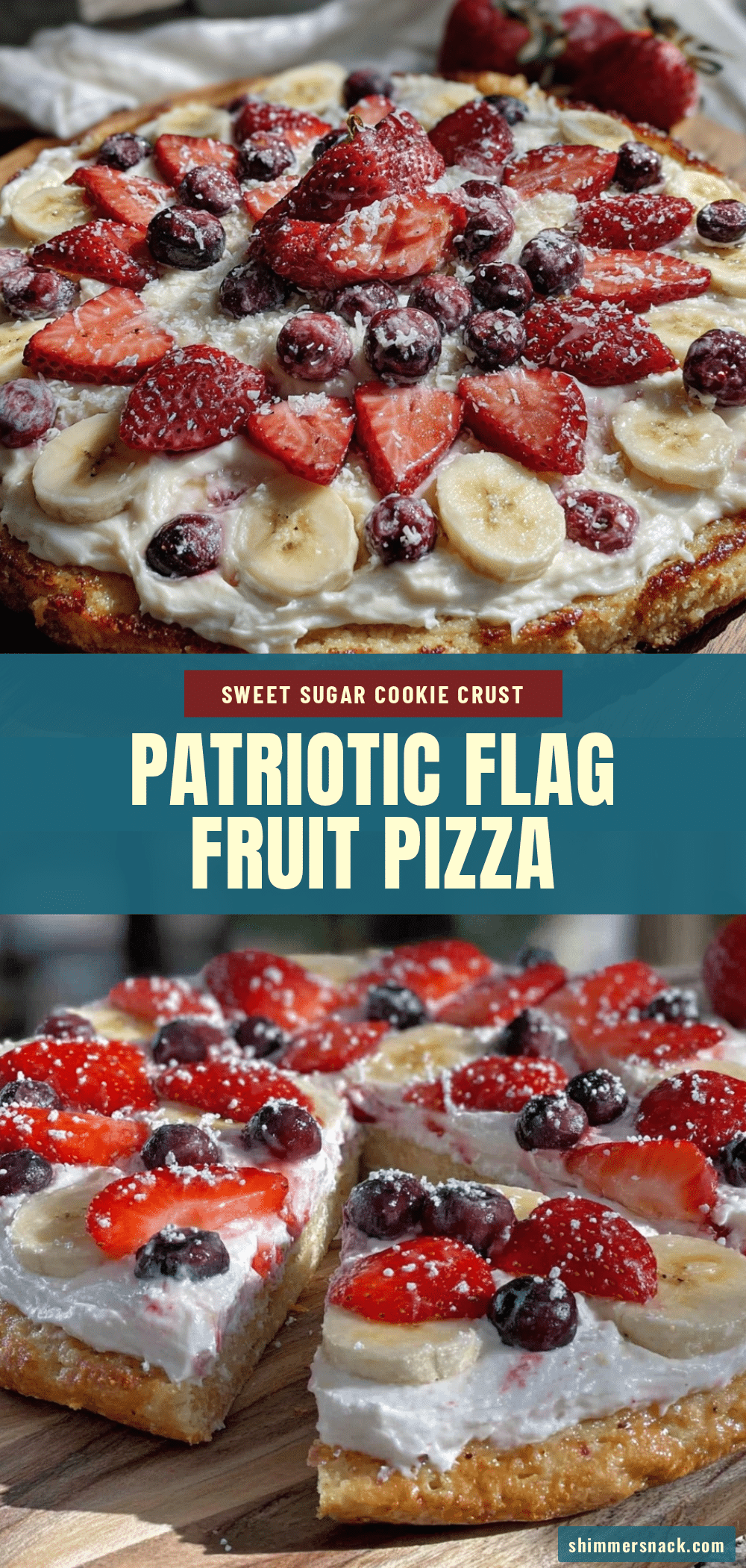 flag fruit pizza recipe