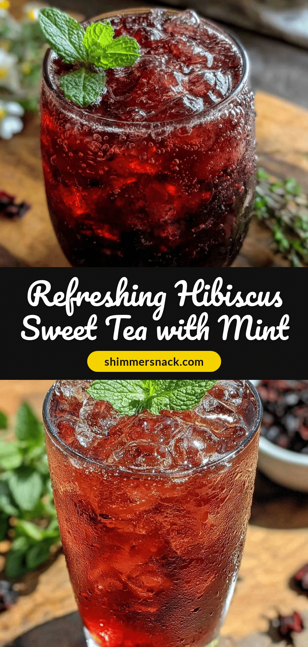 fresh hibiscus sweet tea recipe