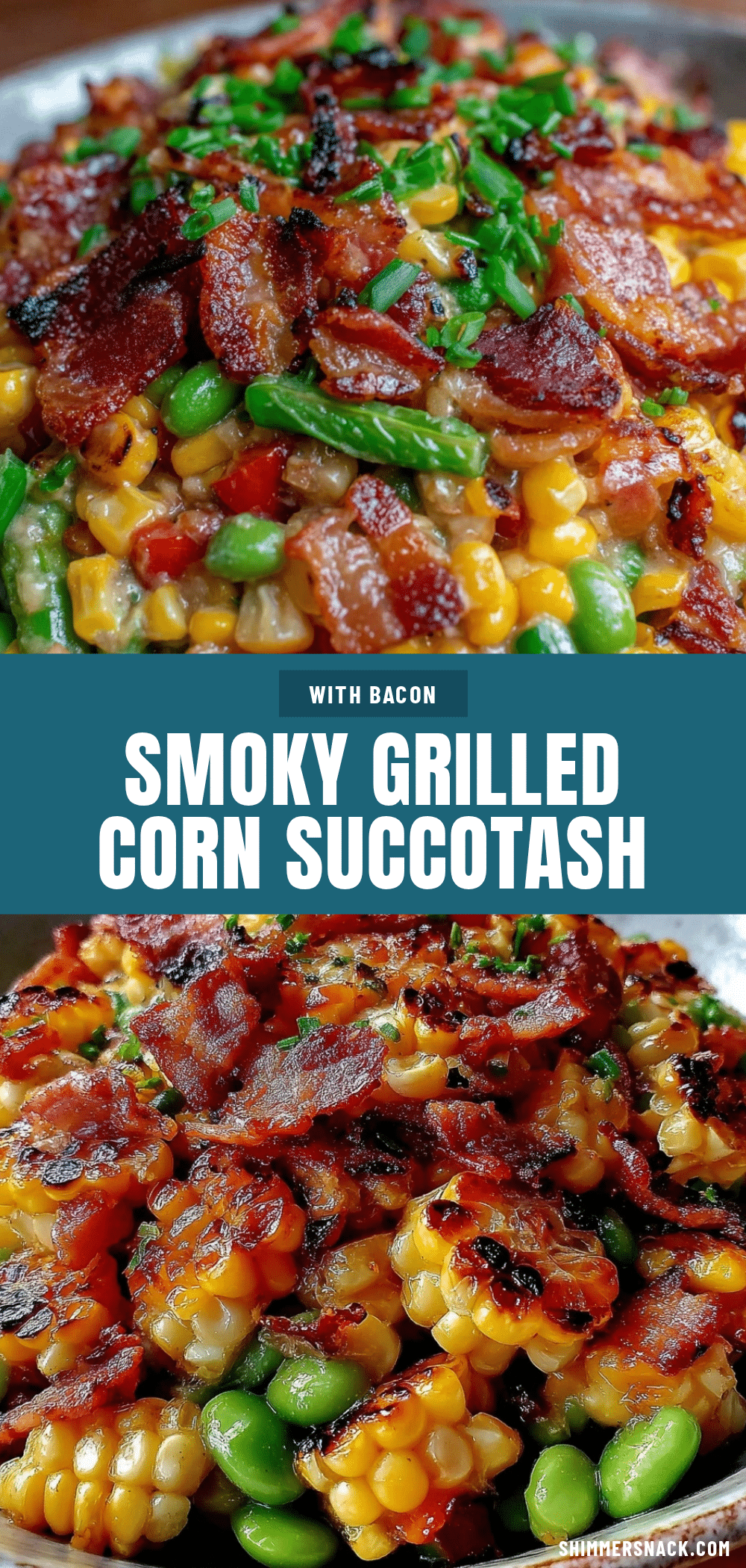 grilled corn succotash with bacon recipe