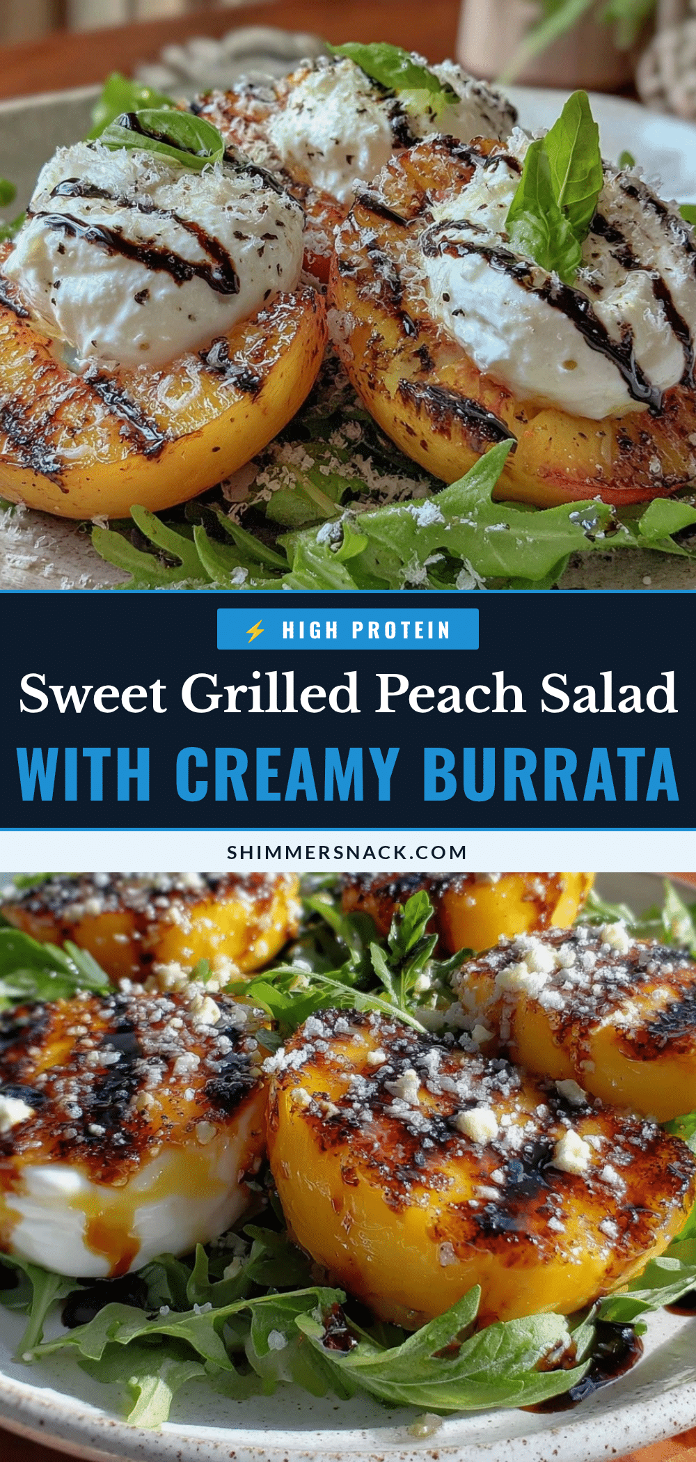 grilled peach salad recipe