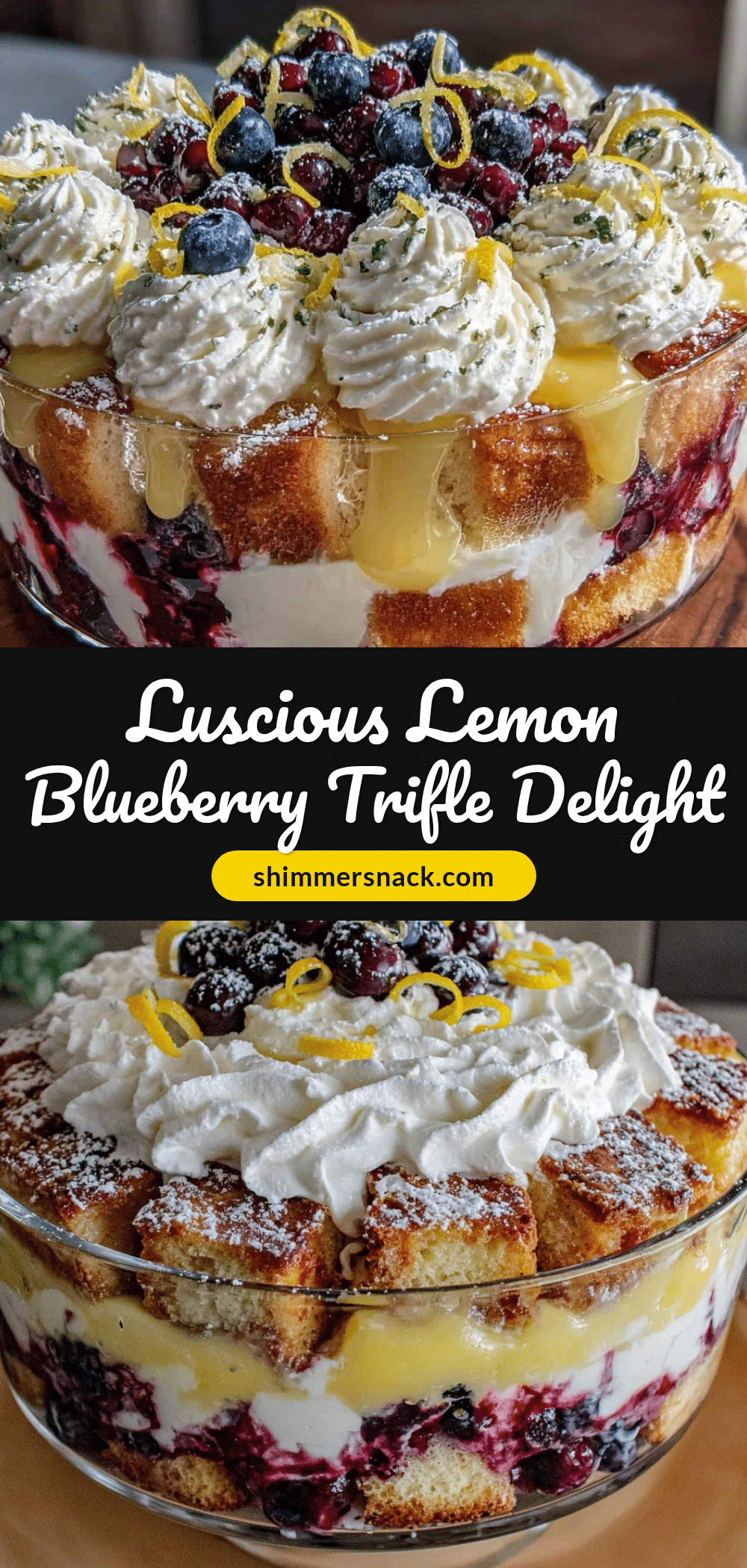 lemon blueberry trifle recipe