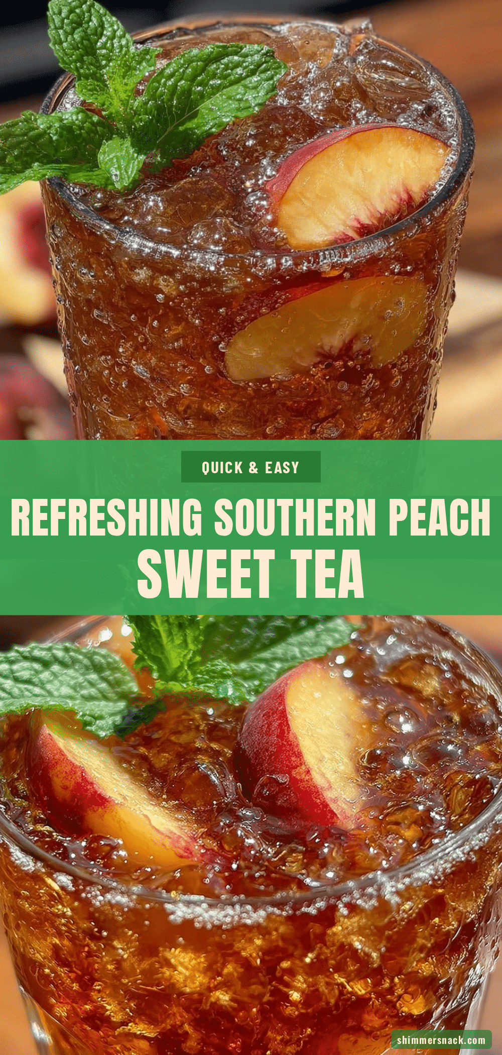 peach sweet tea southern style recipe