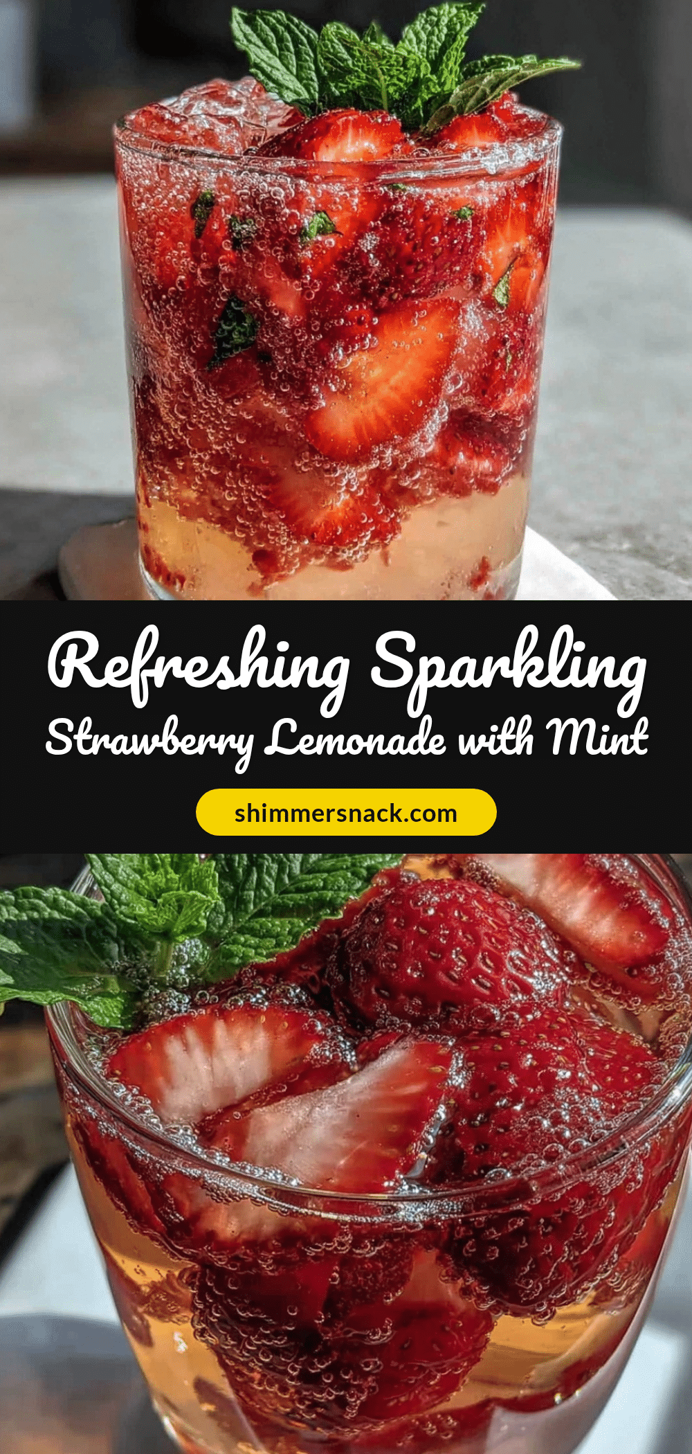 sparkling strawberry lemonade recipe