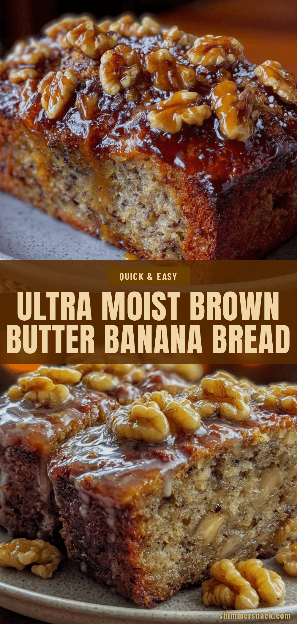 brown butter banana bread recipe