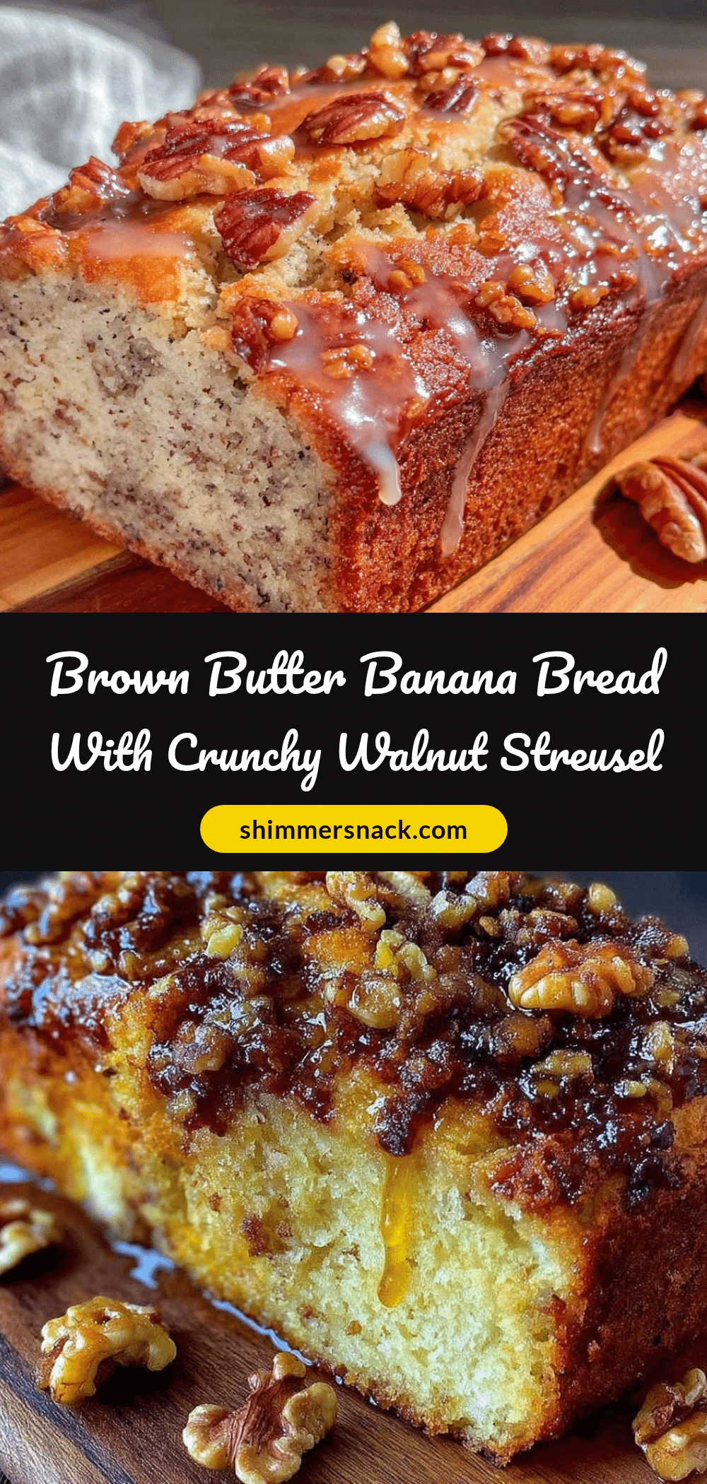 brown butter banana bread recipe