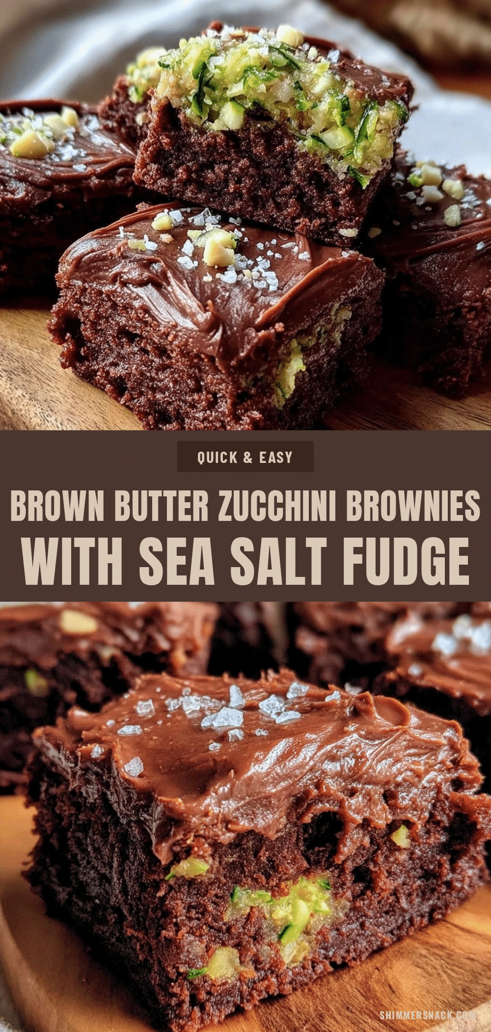 brown butter zucchini brownies recipe