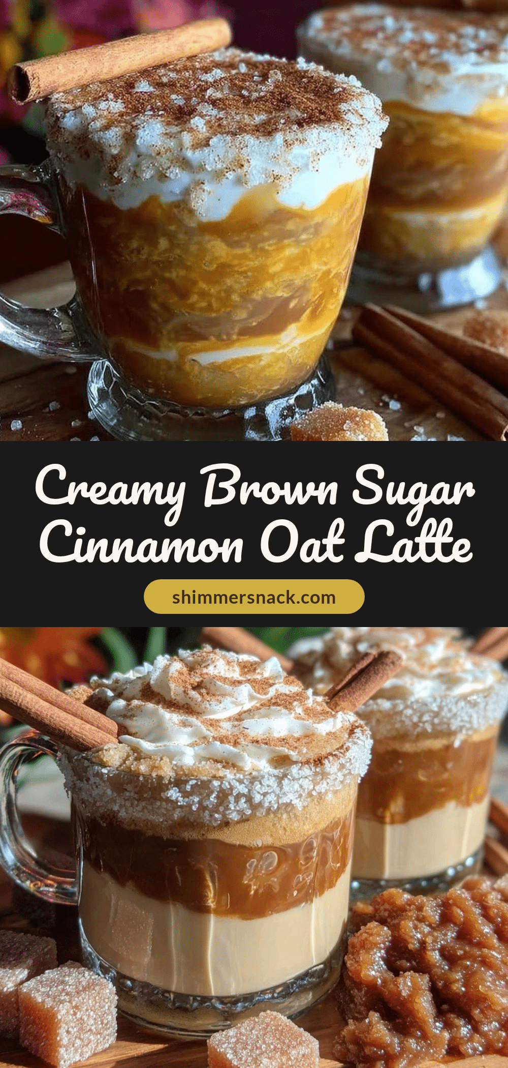 brown sugar cinnamon oat milk latte recipe
