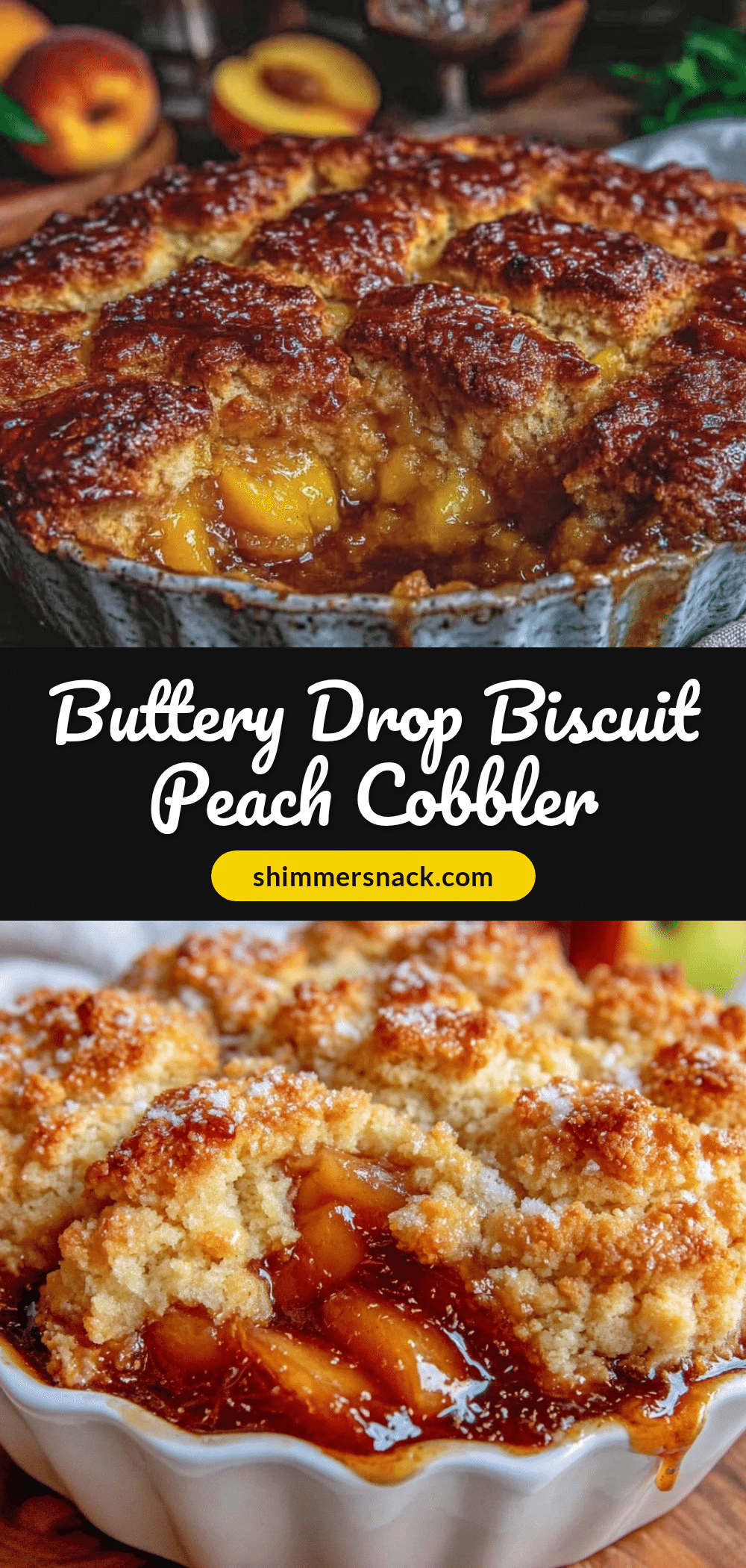 brown sugar peach cobbler recipe