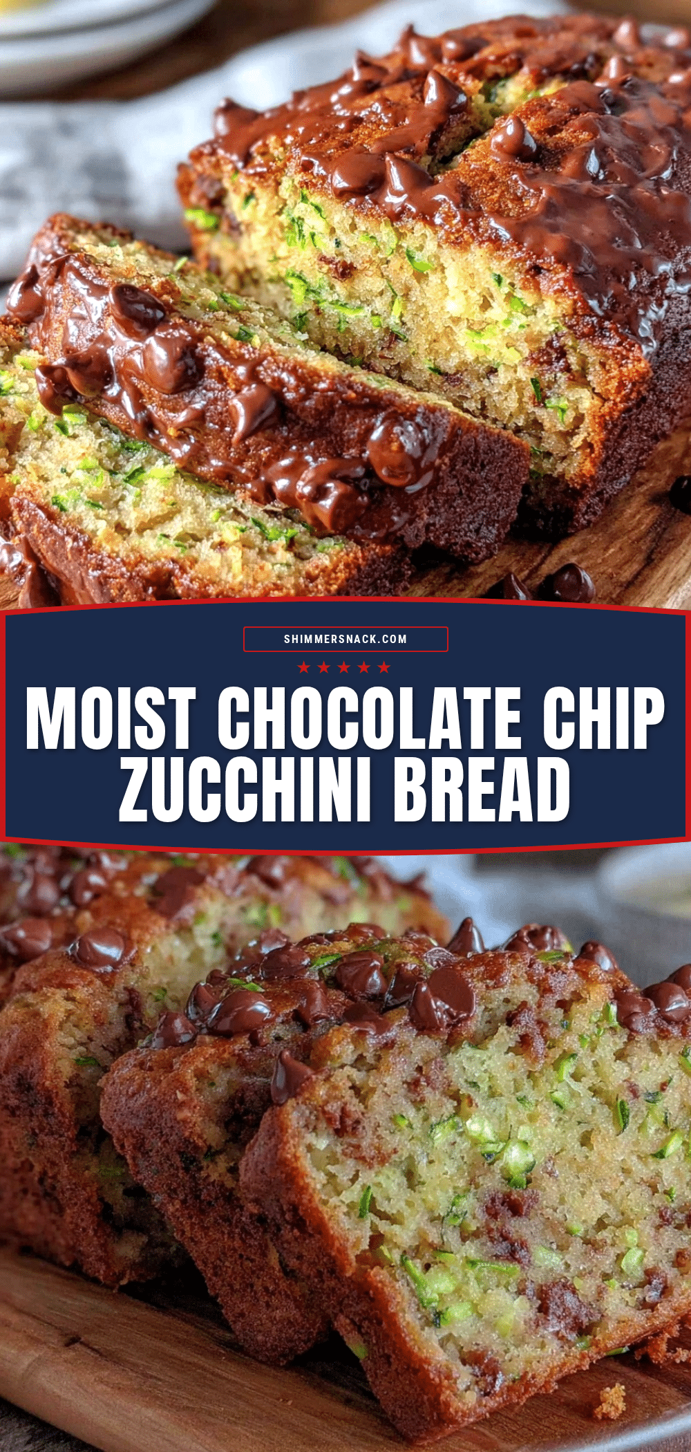 chocolate chip zucchini bread recipe