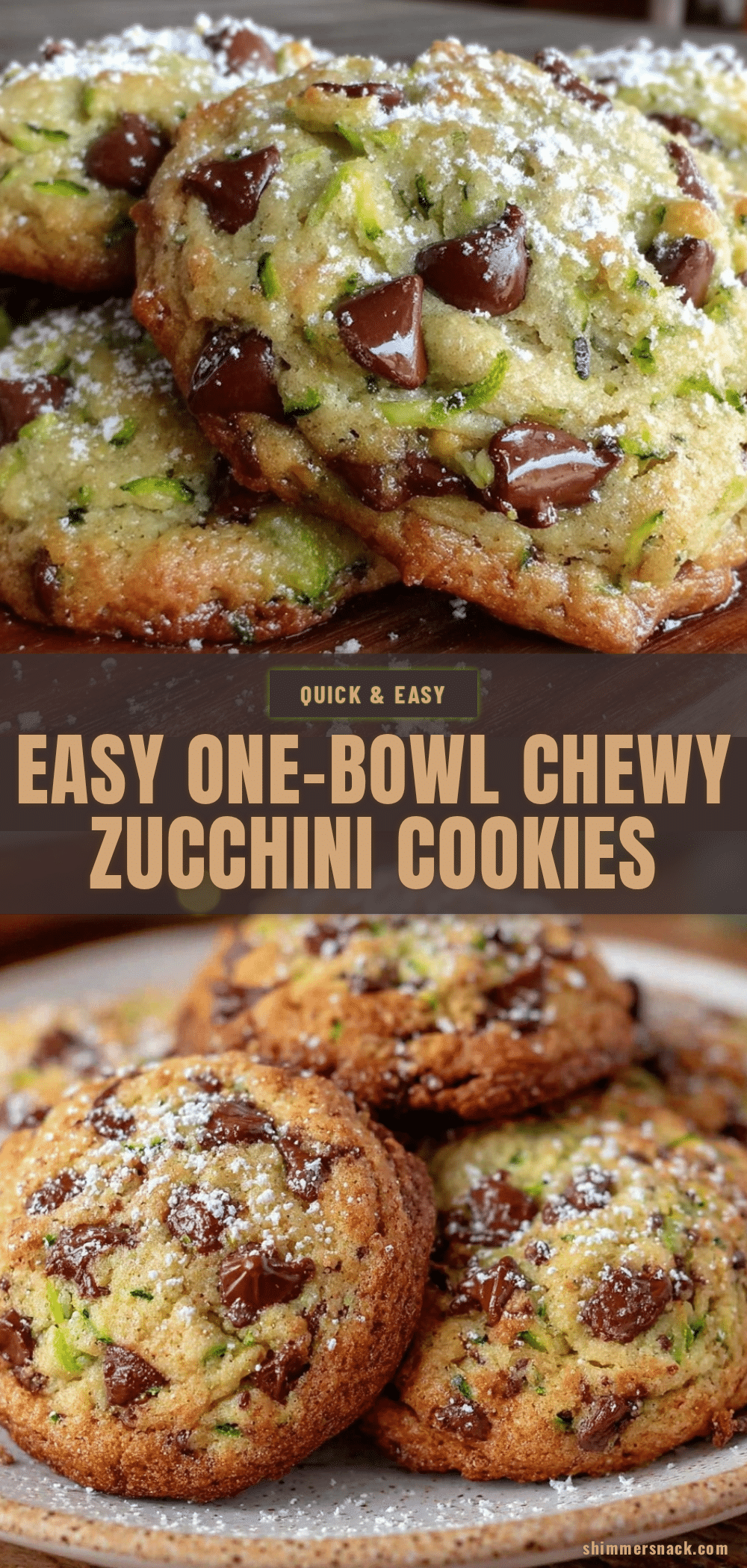 chocolate chip zucchini cookies recipe